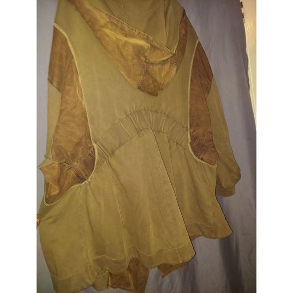 Free People Army (Olive) Green Color Size Large - Picture 2 of 4